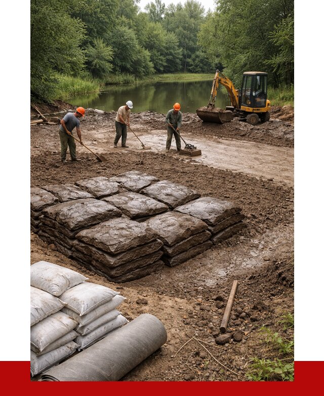 Купить глину для пруда в Моршанске от 4673 р. с доставкой | ПРОНЕРУДМрш