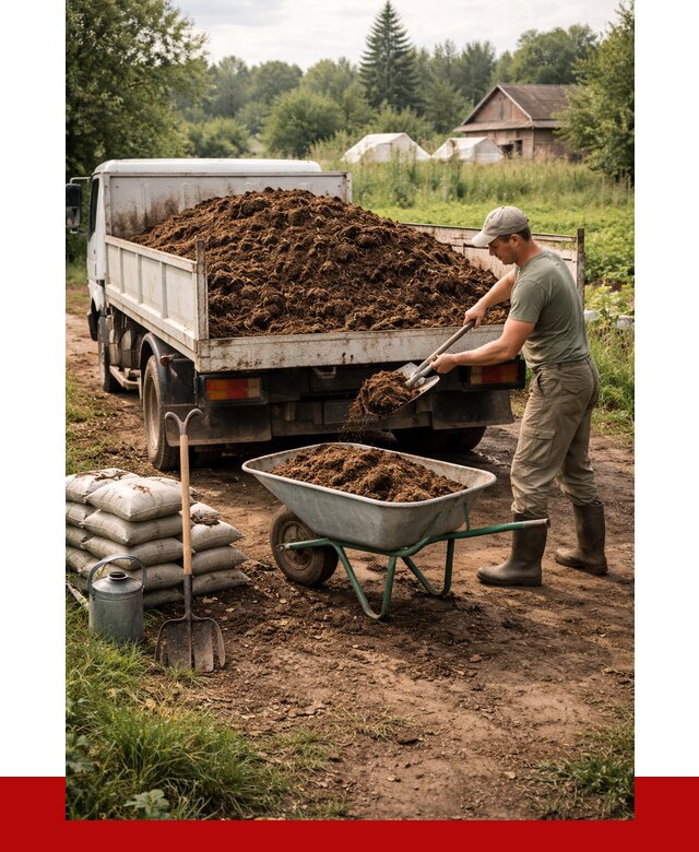 Купить коровий навоз с доставкой в Моршанске от 1869 р. | ПРОНЕРУДМрш