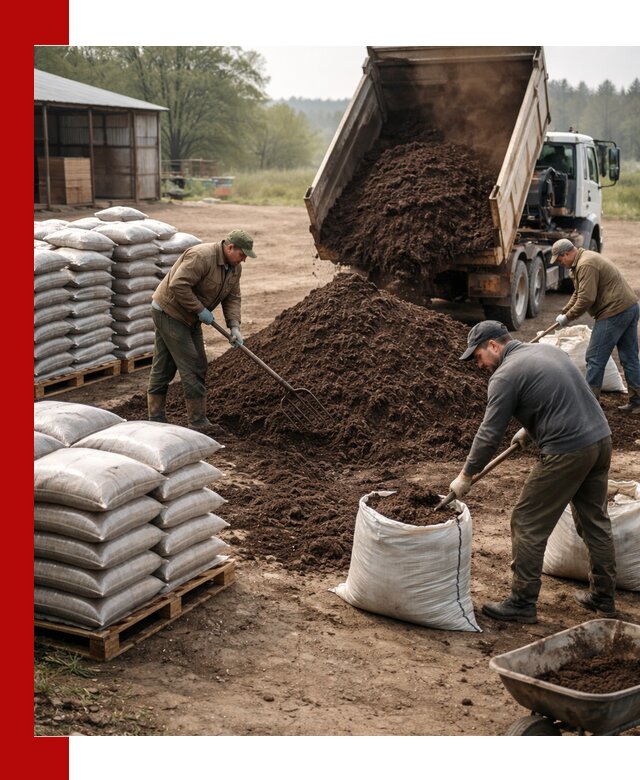 Доставка компоста оптом и в розницу в Моршанске