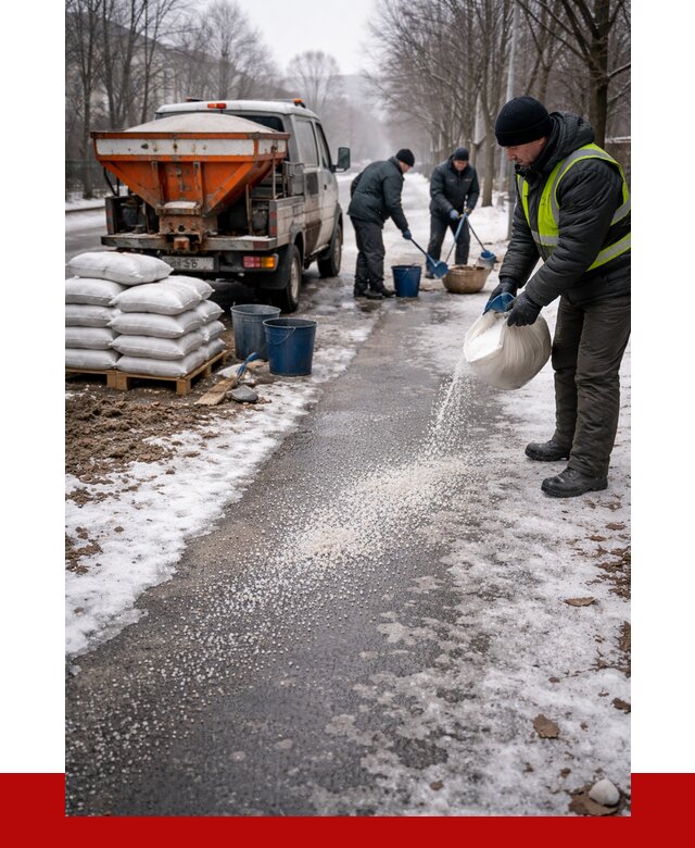 Реагент против гололеда в Моршанске с доставкой от 4673 р. | ПРОНЕРУДМрш