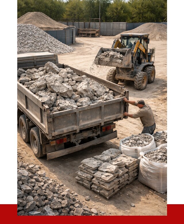 Купить бой бетона с доставкой в Моршанске от 4985 р. | ПРОНЕРУДМрш