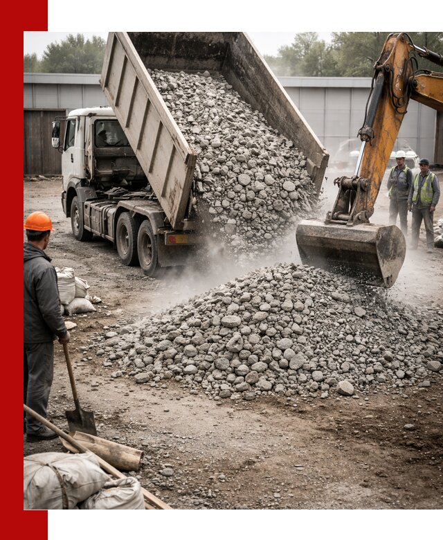 Доставка дробленого бетона в Моршанске оптом и в розницу