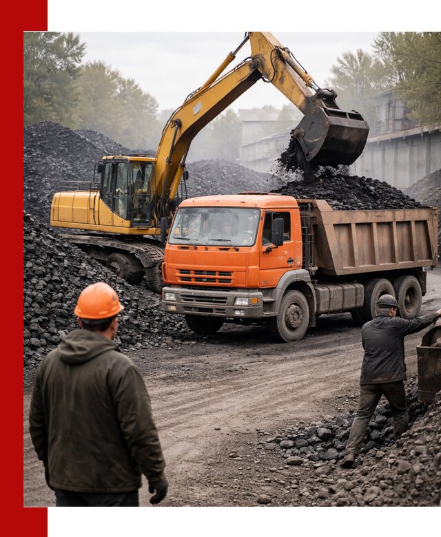Доставка угля автотранспортом в Моршанске быстро и выгодно