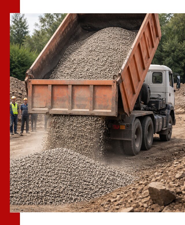 Доставка сыпучих материалов самосвалом в Моршанске быстро и надежно