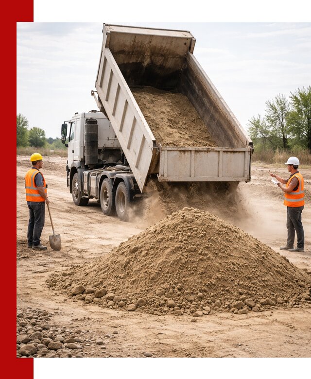 Доставка самосвалом 15 кубов в Моршанске за город и по городу