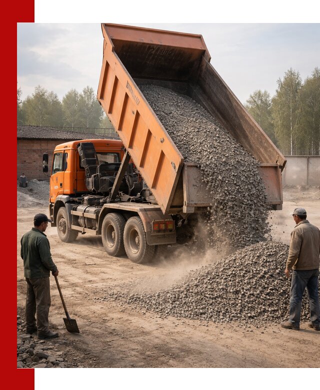 Доставка самосвалом 20 м3 в Моршанске быстро и надежно