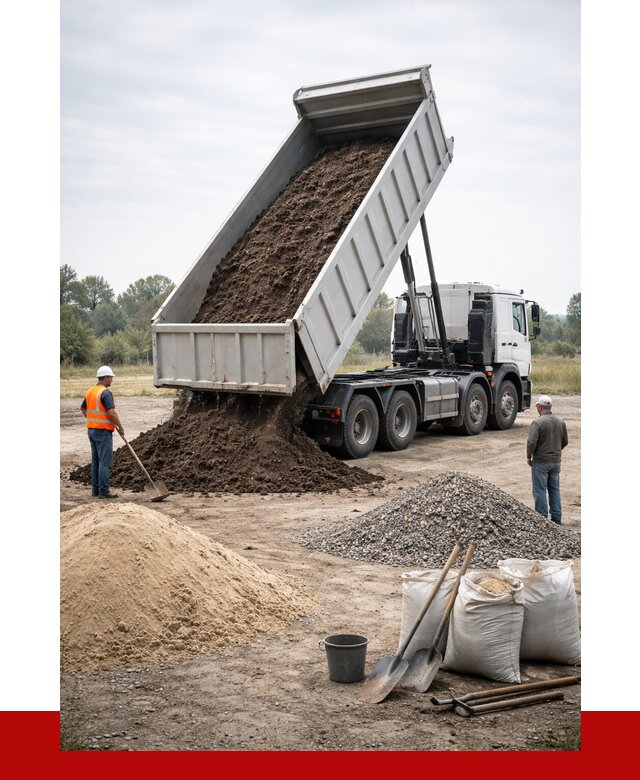 Доставка самосвалом 30 кубов в Моршанске от 8827 р. | ПРОНЕРУДМрш