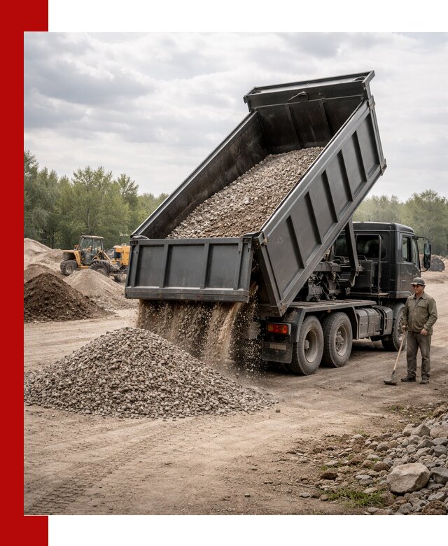 Доставка самосвалом 30 м3 по выгодным ценам в Моршанске