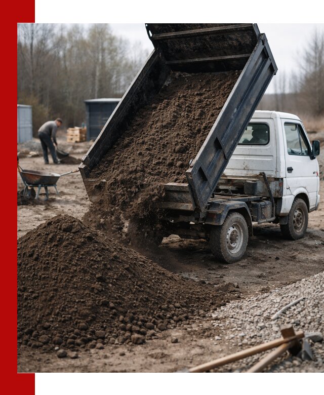 Аренда минисамосвала в Моршанске для доставки сыпучих материалов