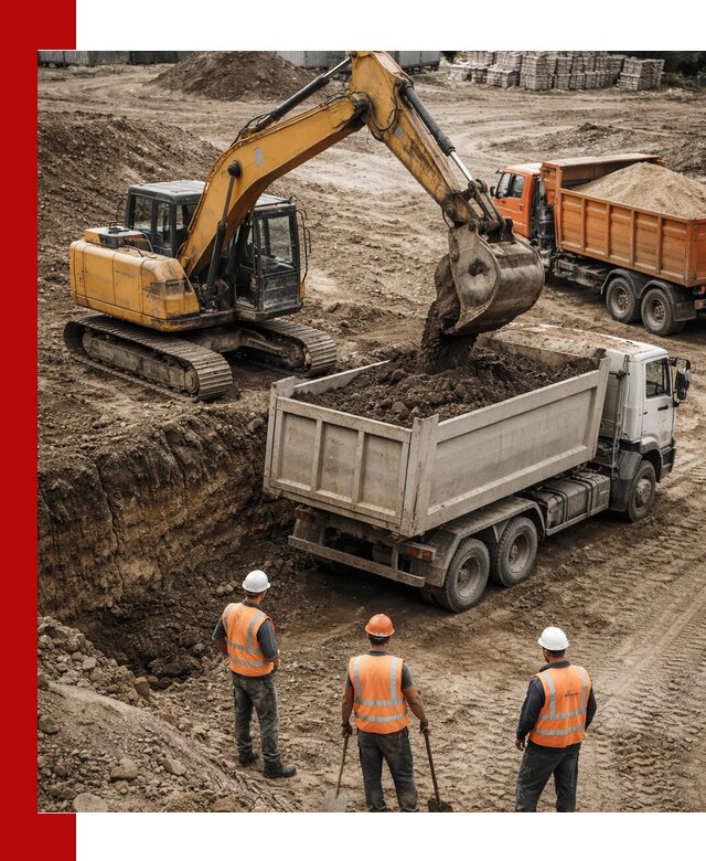 Разработка грунта для строительства и благоустройства в Моршанске