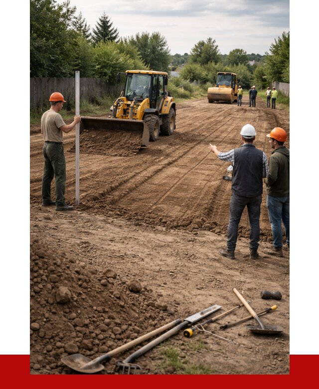 Планировка участка грунтом в Моршанске от 4673 р ПРОНЕРУДМрш