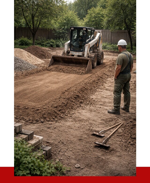 Выравнивание участка под ключ в Моршанске от 3635 р. | ПРОНЕРУДМрш